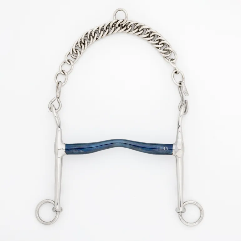 Dressurkandare "Ergonomic" 14mm-Zungenbogen