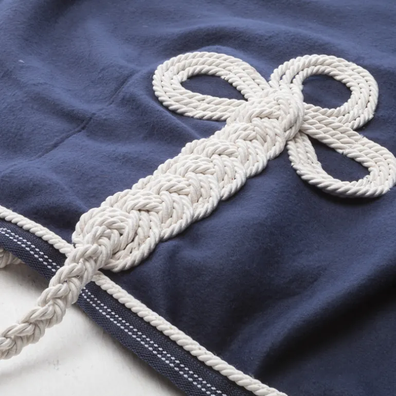 Fleece-Abschwitzdecke mit Brustlatz - abnehmbar