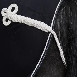 Fleece-Abschwitzdecke mit Brustlatz - abnehmbar
