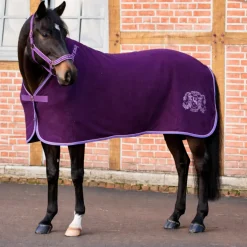 Fleece- Abschwitzdecke "Unicorn Academy"-Kordel