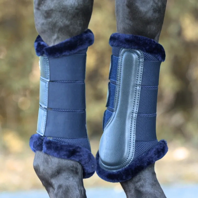 Gamaschen "Anatomic Mesh"-Kunstfellrand