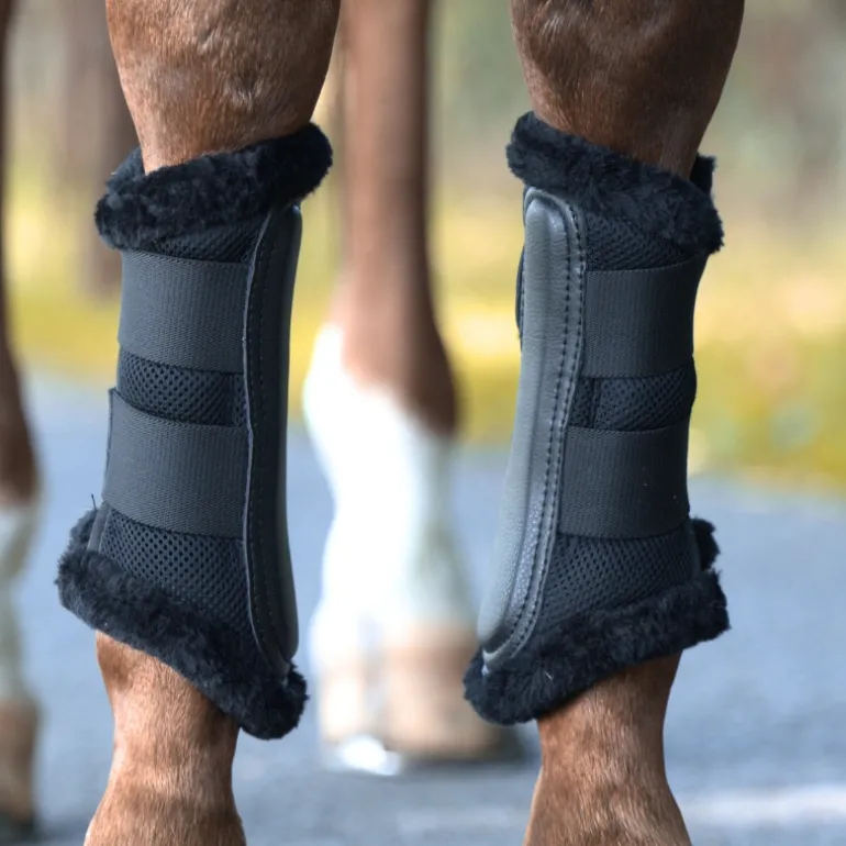 Gamaschen "Anatomic Mesh"-Kunstfellrand