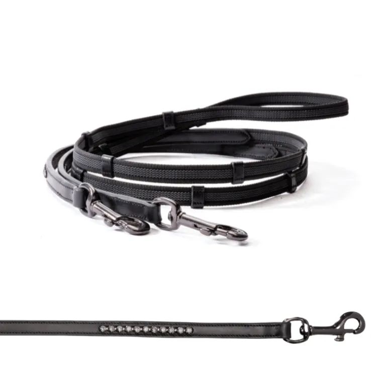 Gummierte Zügel - 16mm - 5St. - Karabiner-Island