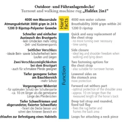 Halifax 2in1 Outdoor- und Führanlagendecke 50g
