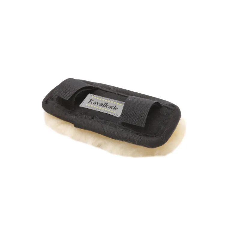 Kinnpolster Lammfell - 14cm - 2 Klett