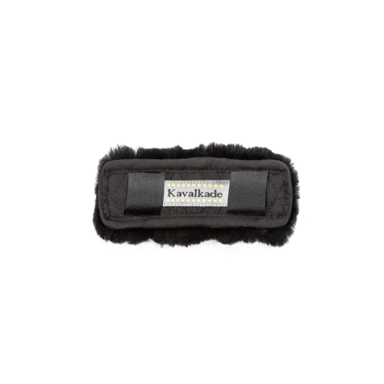 Kinnpolster Lammfell - 10cm - 2 Klett
