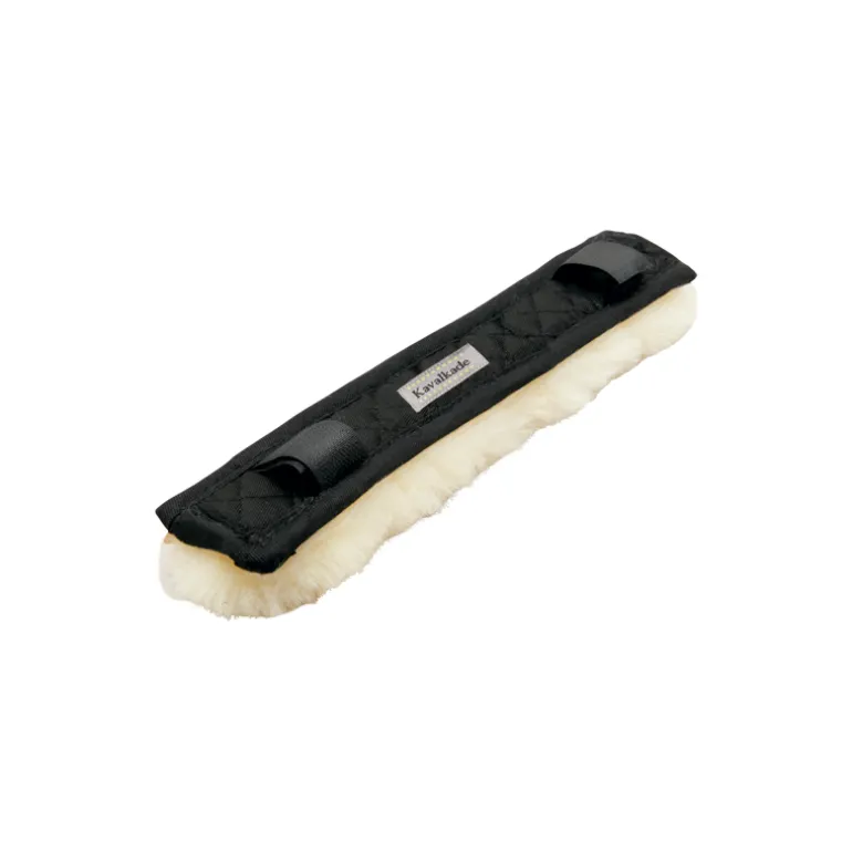 Kopf- u. Nasenpolster Lammfell - 28cm - 2 Klett