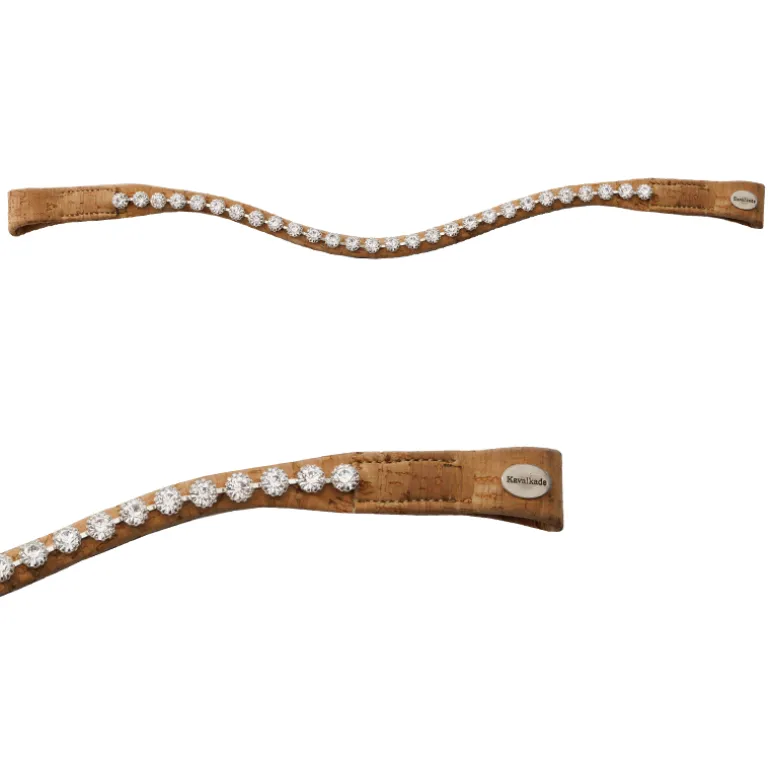 Kork Stirnband "Cortica Strass" - vegan