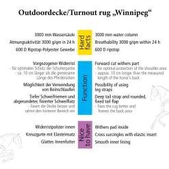 Outdoordecke "Winnipeg" 200g