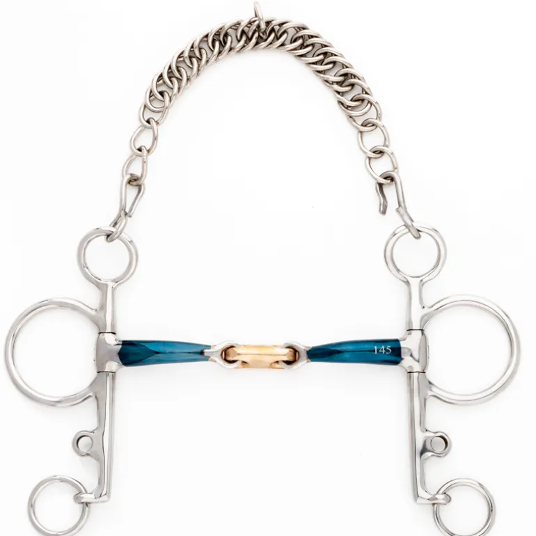 Pelham"Ergonomic" 14mm - doppelt gebrochen-lang