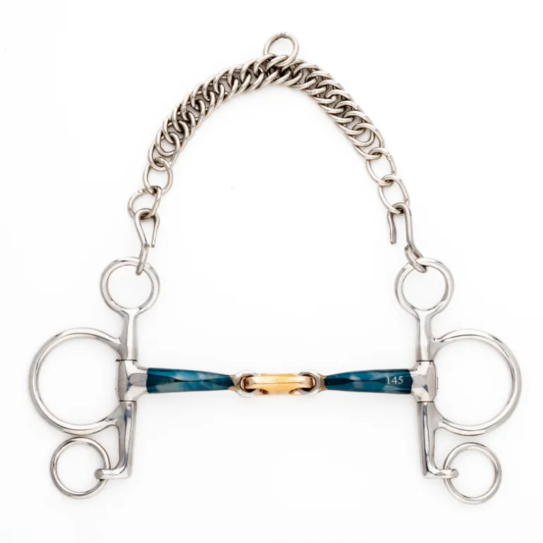 Pelham"Ergonomic" 14mm - doppelt gebrochen-kurz