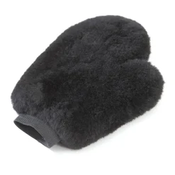 Putzhandschuh mit Daumen - Lammfell