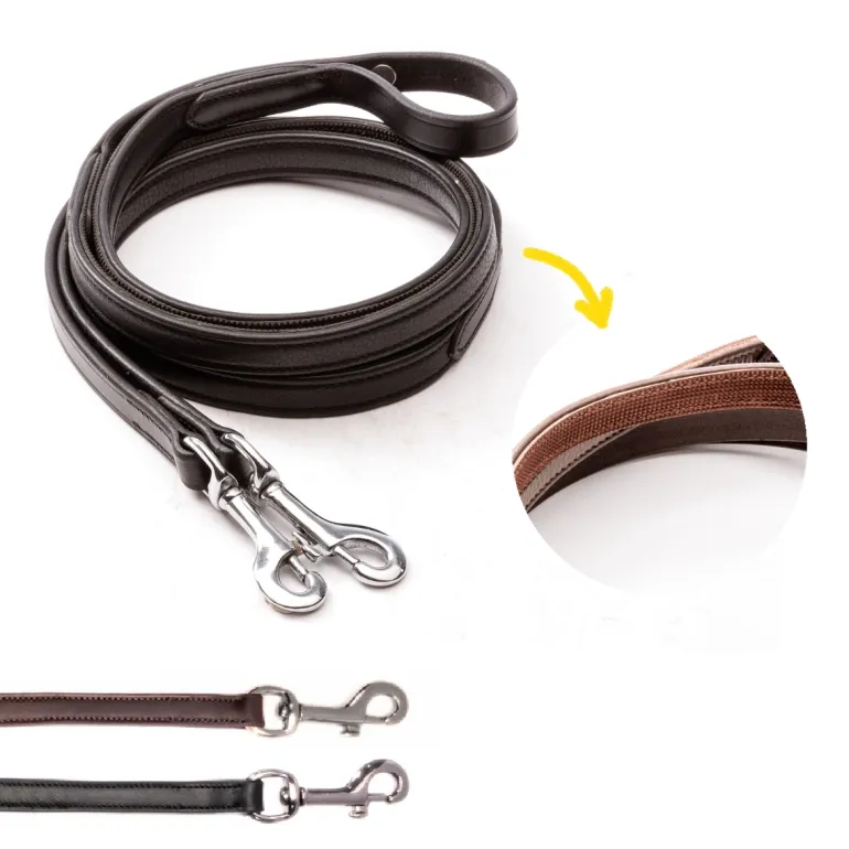 Softgrip Zügel 16mm- ohne Stege- Karabiner- Island
