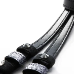 Sporenriemen "Grey" mit Strass