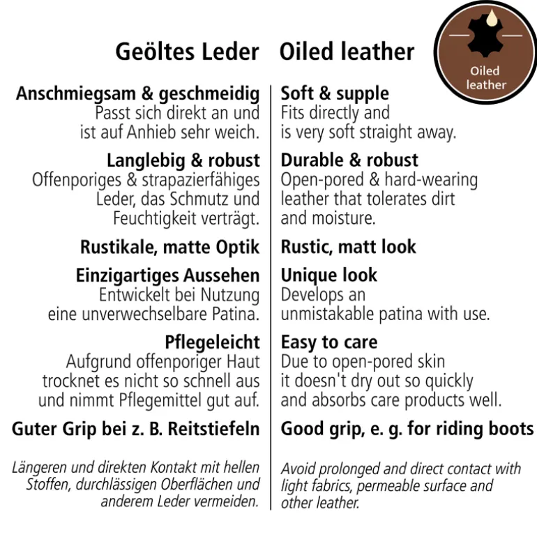 Vorderzeug geöltes Leder "EveryDay" 3-Pk.