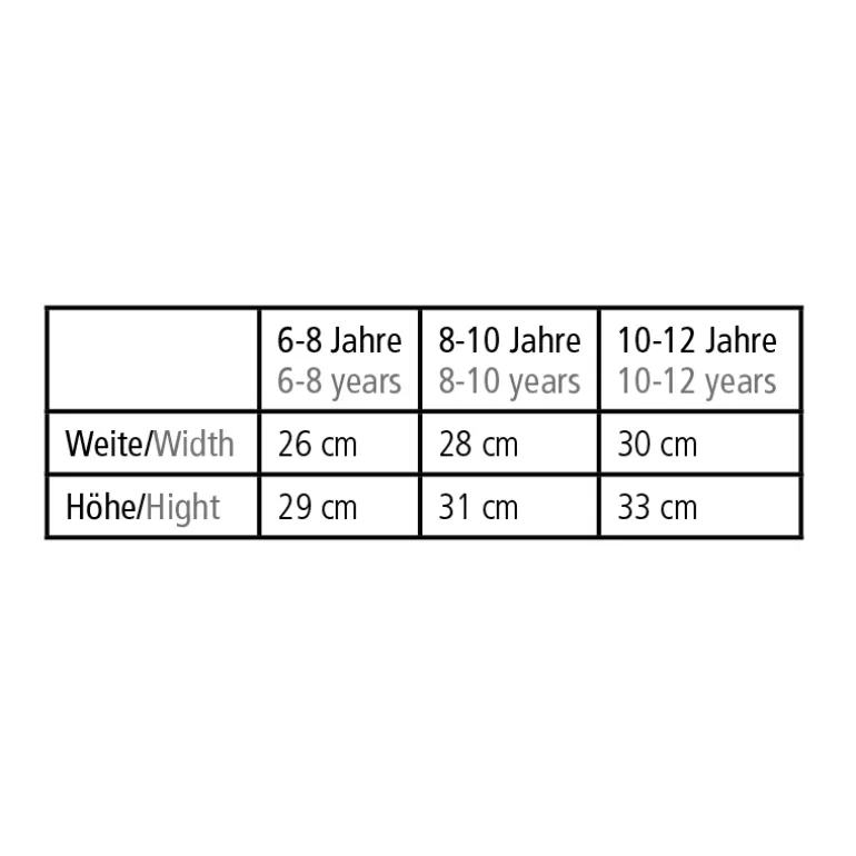 Wadenchaps "Lotta Kids" - Neopren - RV nach unten